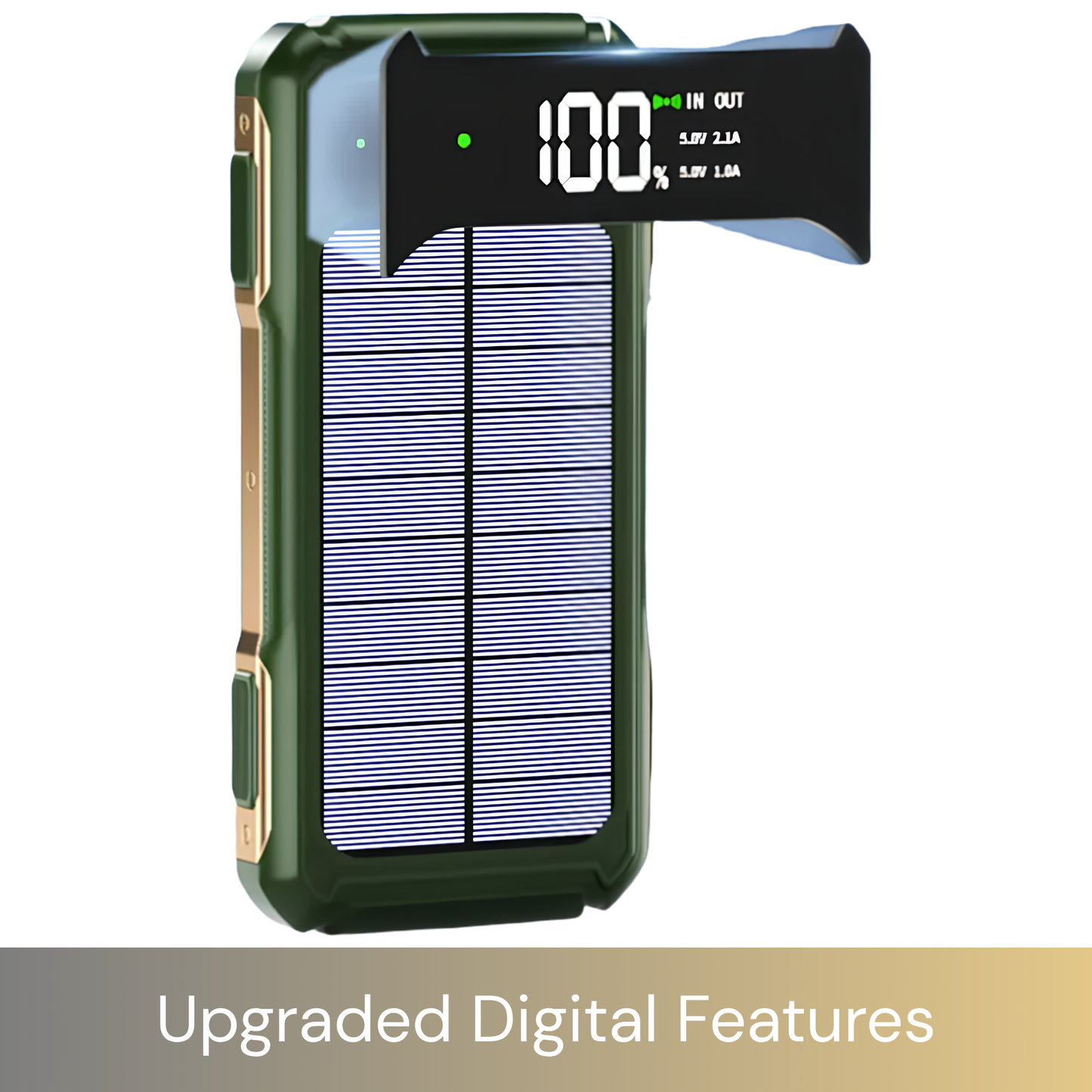 Solar Powerbank with 4 Charging Cables