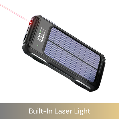 Solar Powerbank with 4 Charging Cables